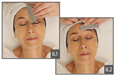 GUA SHA Schritte 6.1. bis 6.2 GUA SHA Schritte 6.1. bis 6.2